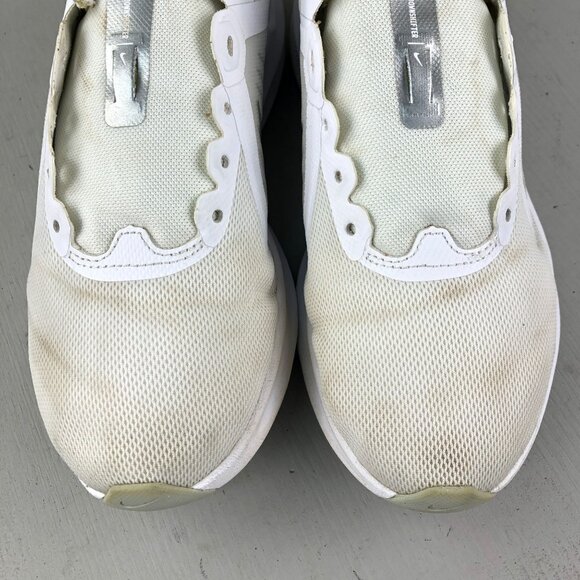 Nike Women's Size 7 Downshifter 10 White Silver Running Sneakers CI9984-100 - Picture 5 of 13